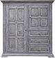 International Furniture Direct Terra Gray Gentleman's Chest-0