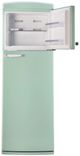 Unique® Appliances Classic Retro 24" 11 Cu. Ft. Summer Mint Green Counter Depth Top Freezer Refrigerator-3