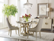 American Drew® Lenox Chalon Cream Upholstered Dining Chair-2