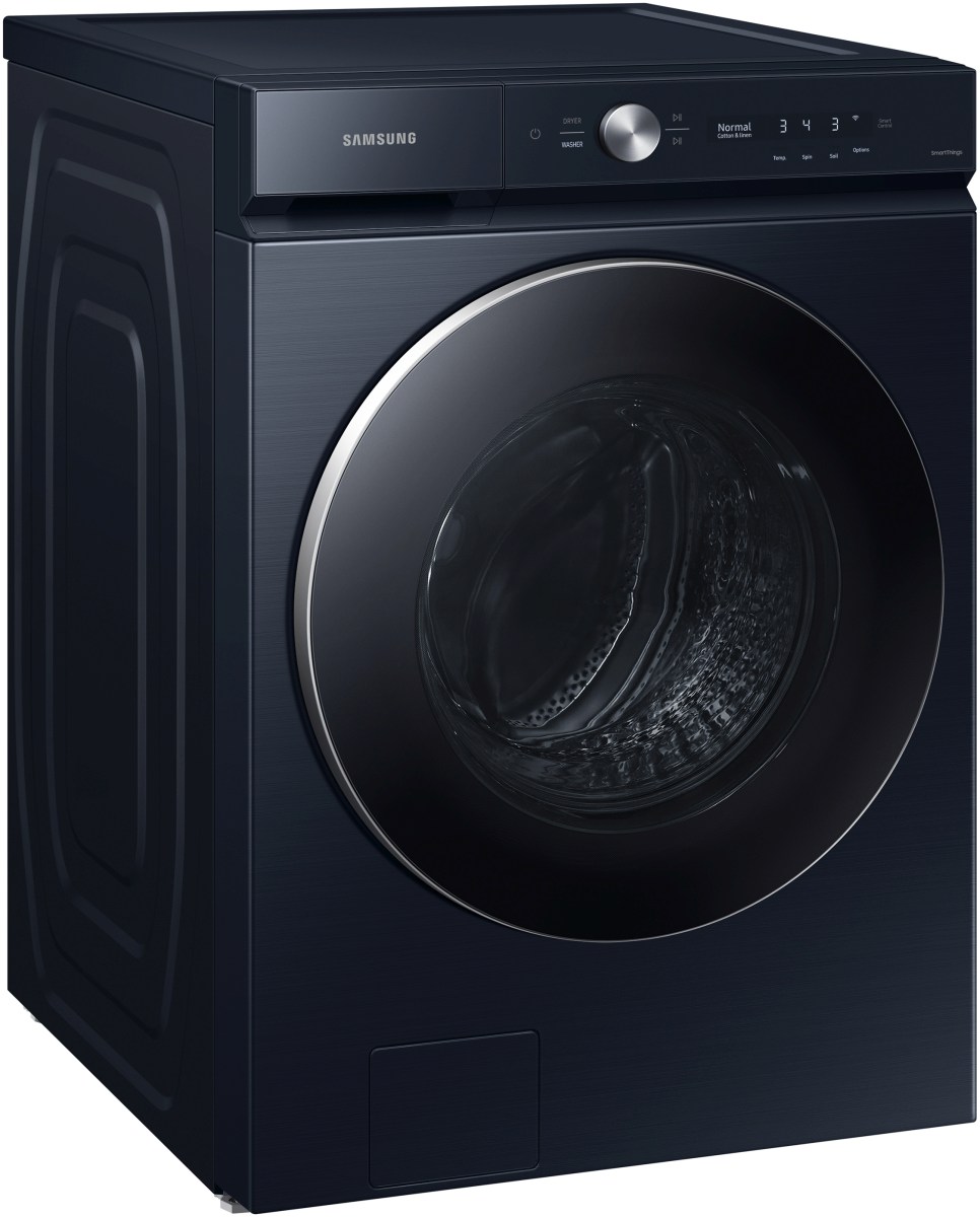 Samsung Bespoke 8900 Series 5.3 Cu. Ft. Brushed Navy Front Load Washer - Thumbnail 2
