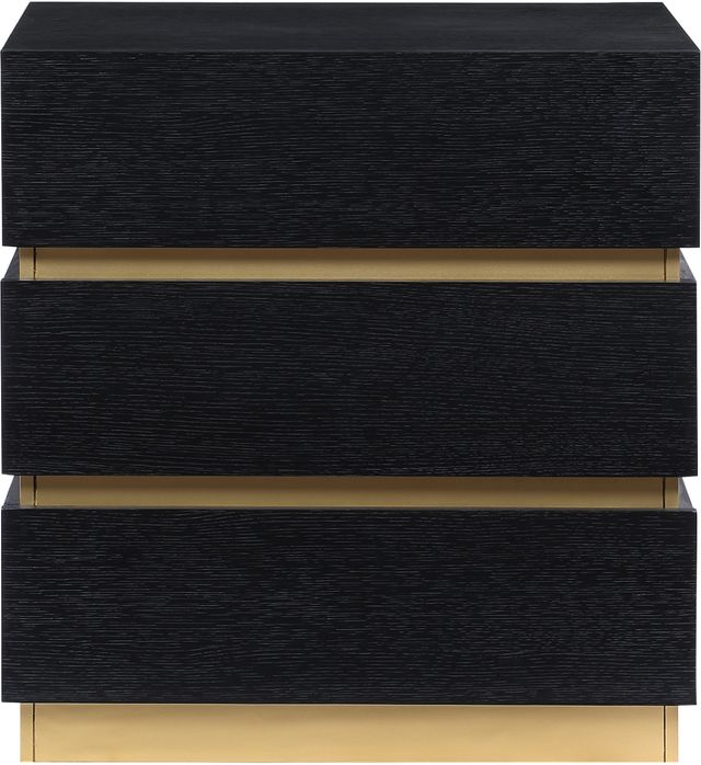Meridian Furniture Zaylan Black Nightstand-1