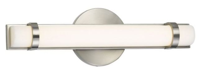 Cal® Lighting & Accessories Brushed Steel Vanity Light-0