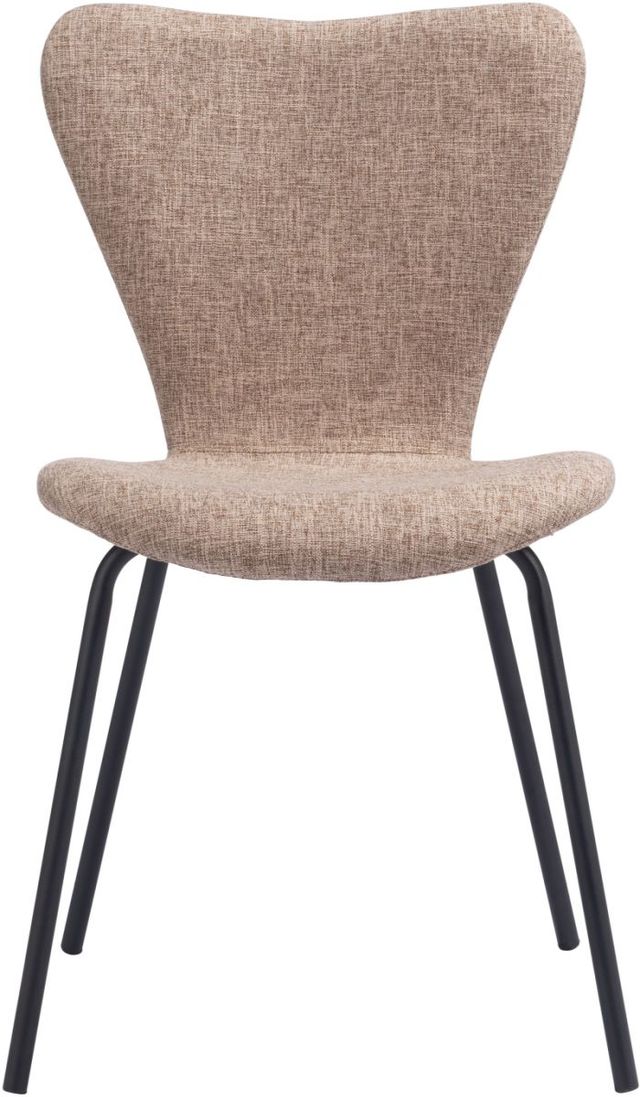 Zuo® Modern Torlo Brown Dining Chair-2