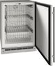 U-Line® 4.8 Cu. Ft. Stainless Solid Outdoor  Convertible Freezer -1