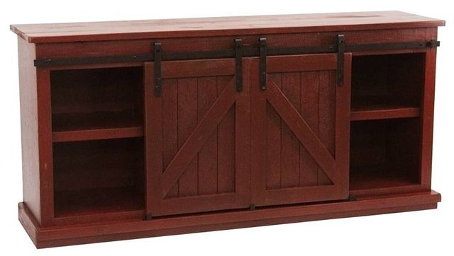 American Heartland Manufacturing Rustic Provincial 68' TV Stand-1