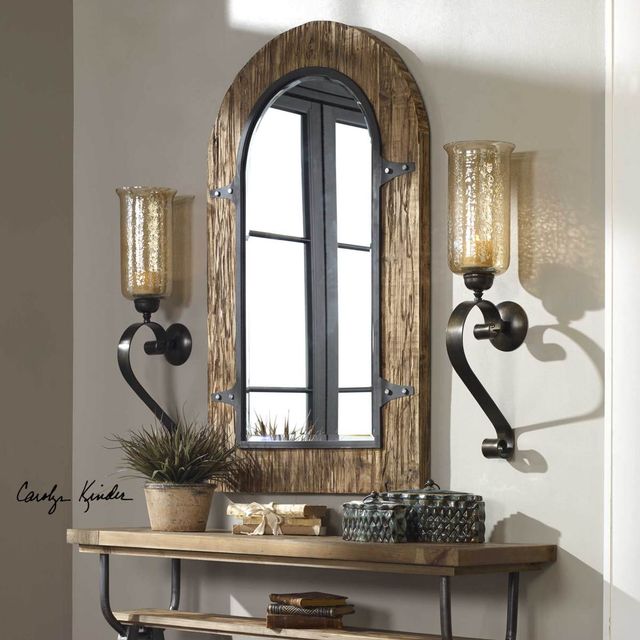 Uttermost® Joselyn Antiqued Bronze Candle Sconce-1