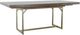 Fairfield® Customizable Libby Langdon Clement Stone Top Dining Table with Champagne Base-0