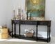 Hammary® Hidden Treasures Brown Drawer Console with Black Base-2