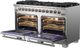 FORNO® Capriasca 60" Stainless Steel Pro Style Gas Range-3