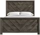 Elements International Eleanor Mocha Gray Full Panel Bed-3