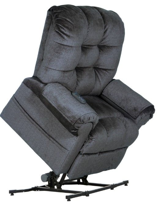 Catnapper® Omni Ink Power Lift Full Lay Out Chaise Recliner-3