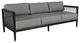 CabanaCoast® Customizable Tate Aluminum/Natural Fiber Outdoor Sofa-0