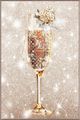 Classy Living Glamalicious Rose Gold Bubbly with Rocks Wall Art-0