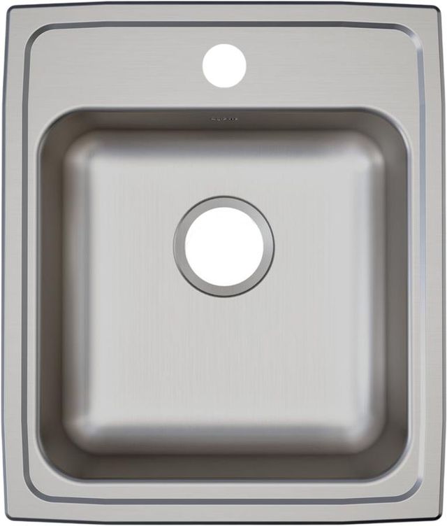 Elkay Lustertone® Classic Lustrous Satin 17" x 20" x 5-1/2" MR2-Hole Single Bowl Drop-In ADA Sink-1