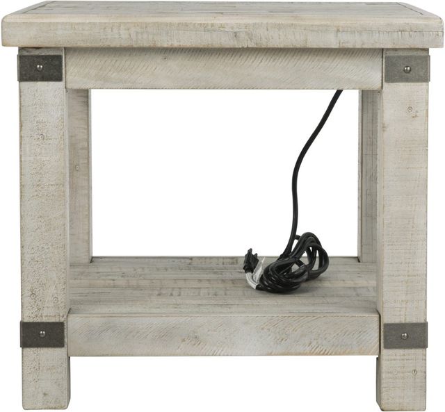 Signature Design by Ashley® Carynhurst Whitewash Gray End Table-2