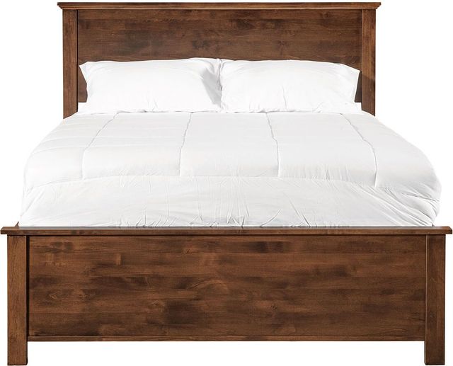 Archbold Furniture Customizable Portland Queen Plank Storage Bed -1