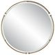 Uttermost® Wesley Antique Brass Round Mirror-0