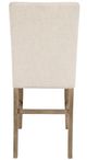 Jofran Inc. Carlyle Crossing Beige Upholstered Stool-3