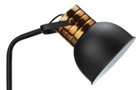 Furniture of America® Urien Black Table Lamp with Antique Gold Accent-2