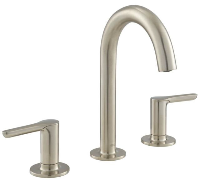 American Standard Studio® S Brushed Nickel 8" Widespread 2-Handle Bathroom Faucet with Lever Handles-0
