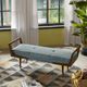 Olliix by INK+IVY Blue/Pecan Boomerang Bench-2