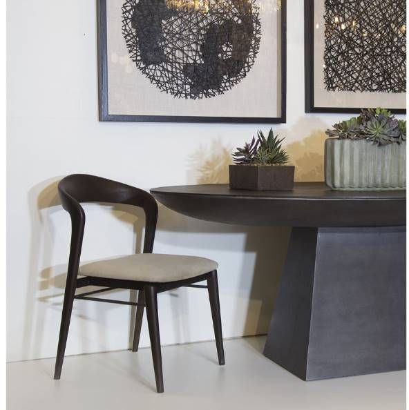 YHD Giuseppe Dark Brown Accent Chair-1
