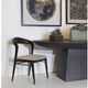 YHD Giuseppe Dark Brown Accent Chair-1
