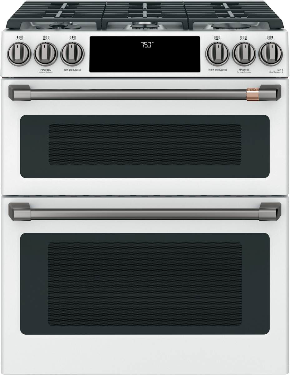 Café Brushed Black Front Control Gas Knobs and Handle Kit - Thumbnail 4