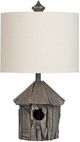 Crestview Collection Birdhouse Gray Table Lamp-1