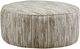 Fusion Furniture Sandbar Sage Ciao Burlap Cocktail Ottoman-0