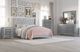 New Classic® Home Furnishings Huxley 4-Piece Gray California King Panel Bedroom Set-1
