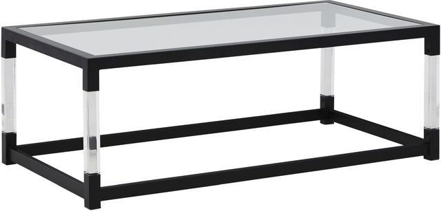 Signature Design by Ashley® Nallynx 3 Piece Metallic Gray Living Room Table Set-1