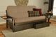 Kodiak Furniture Alamosa Taxi Woodsmoke/Graystone Full Storage Futon with Mattress-0