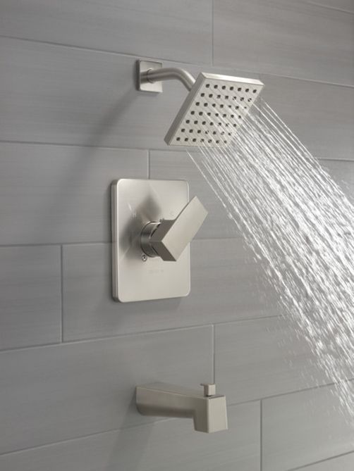 Delta Modern Monitor 14 Series 16" Stainless Tub and Shower Trim-3