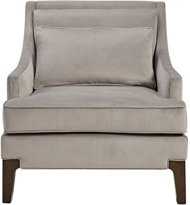 Olliix by Martha Stewart Light Grey Anna Arm Accent Chair-0