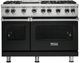 Viking® 5 Series 48" Antique Bronze Pro Style Liquid Propane Gas Range with Griddle-0