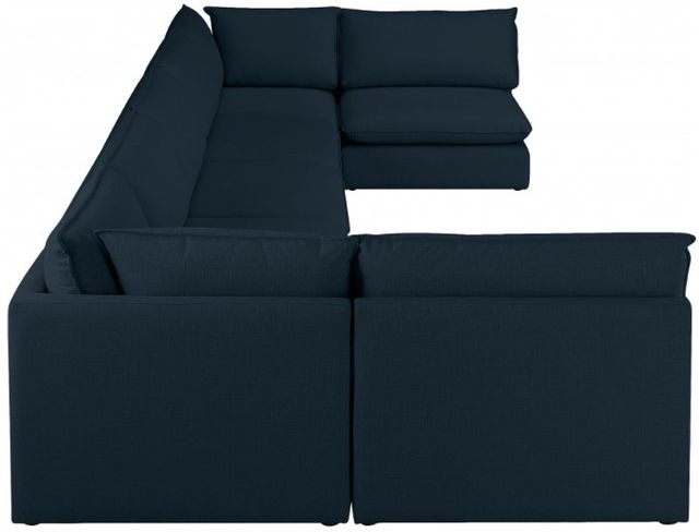 Meridian Furniture Mackenzie 7-Piece Navy Modular Sectional Set-2