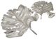 A & B Home 2-Piece Silver Wall Leaf Decor Set-0