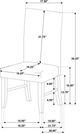 Coaster® Averill 7-Piece Dark Gray/White Dining Table Set-3