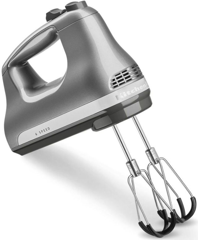 KitchenAid® 6 Speed Contour Silver Hand Mixer-0