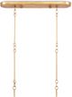 Currey & Company Grand Lotus Comtemoprary Gold Leaf/Satin Black Chandelier-5