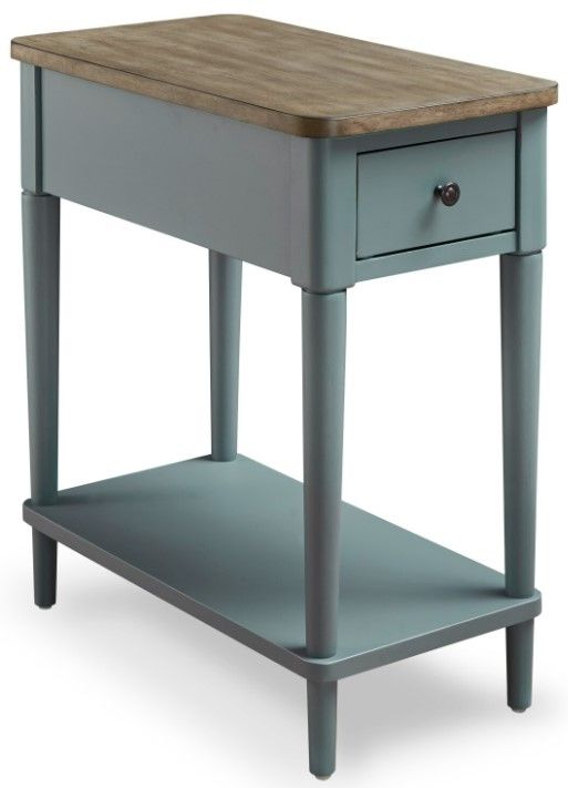 Null Furniture 6618 Indigo/Gray Charging Chairside-0