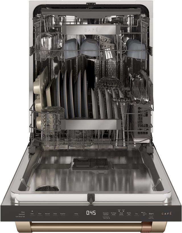 Café™ 24" Matte White Built In Dishwasher-1