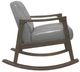 Homelegance® Auden Gray/Light Gray Rocking Chair-3