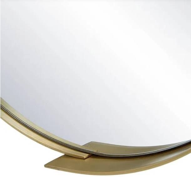 Renwil®  Aleah Plated Satin Brass Mirror-4