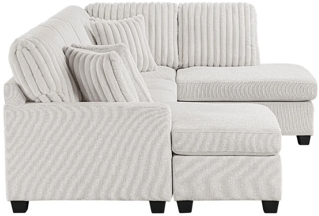 Homelegance® Lawson 2-Piece Taupe Left-Arm Facing Chaise Sectional-3