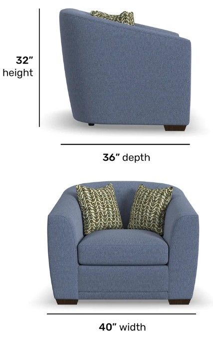 Flexsteel® Customizable Jewel Fabric Chair-2