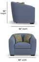 Flexsteel® Customizable Jewel Fabric Chair-2