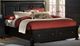 Vaughan-Bassett Reflections Ebony Queen Sleigh Storage Bed-0