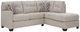Signature Design by Ashley® Mahoney 2-Piece Pebble Right-Arm Facing Sectional with Chaise-0